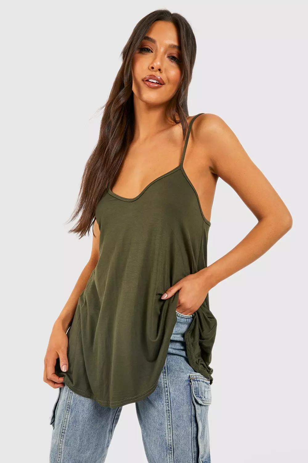 Swing cami outlet top