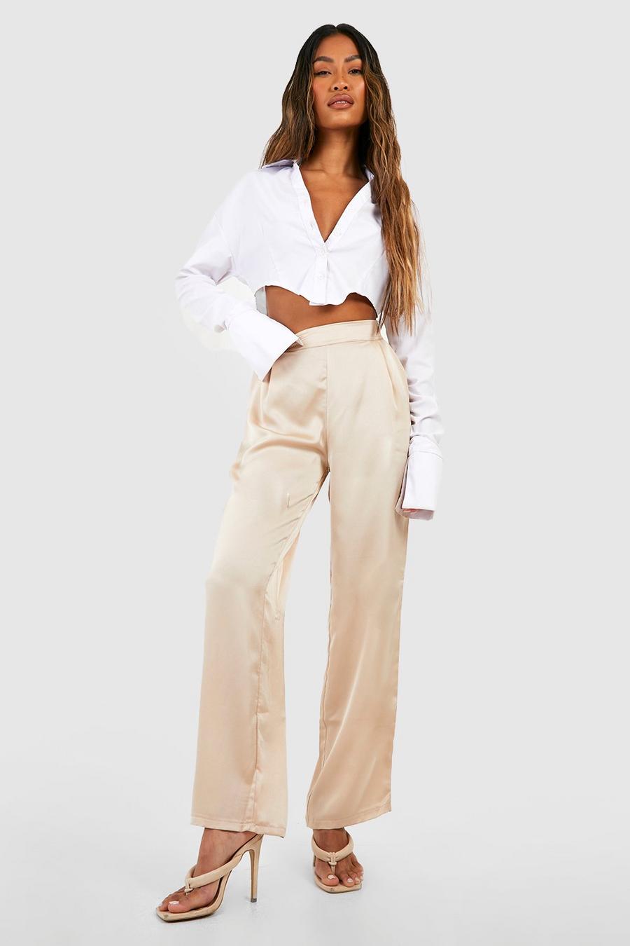 Stone Relaxed Fit Straight Leg Pants image number 1