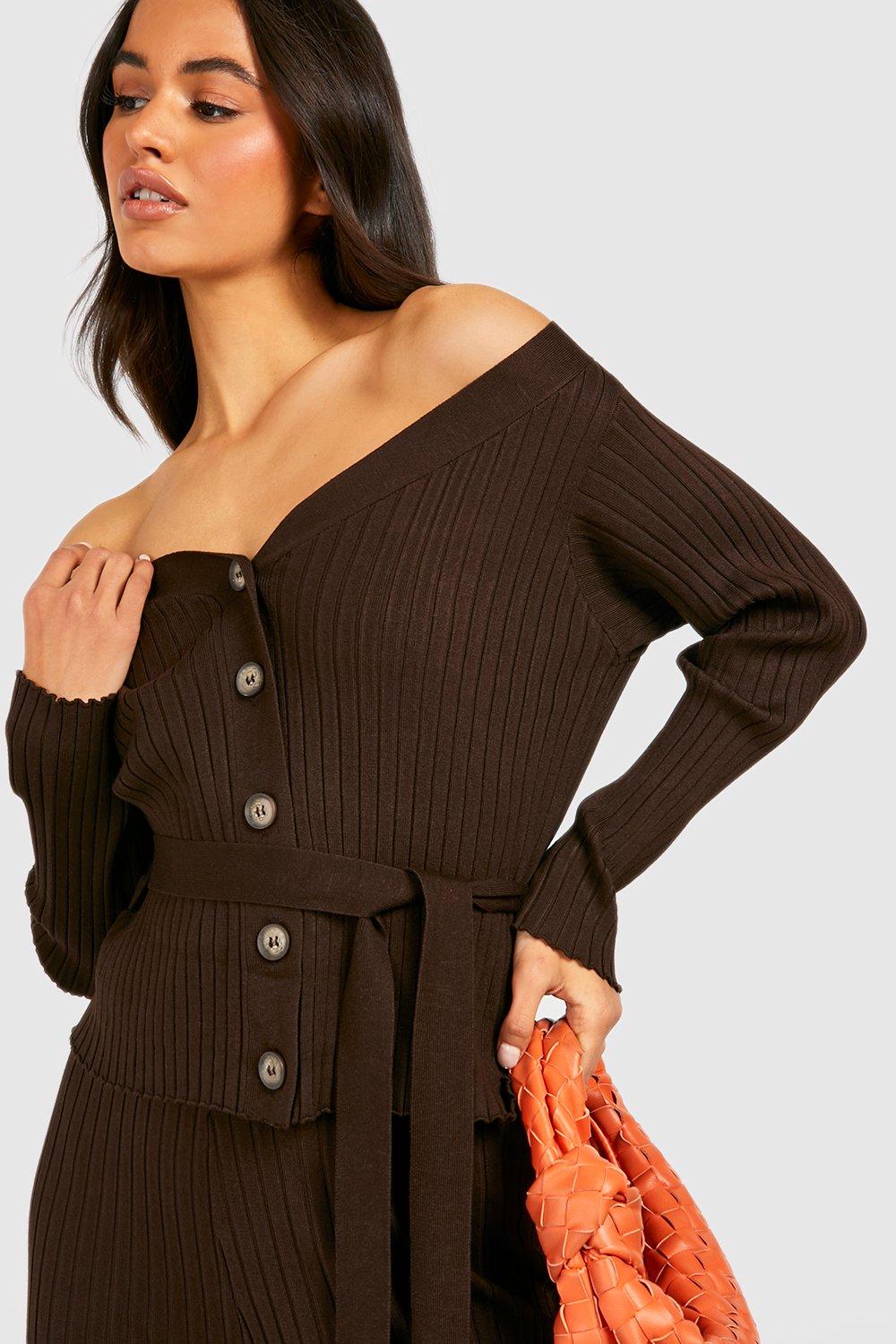 Off the shoulder discount cardigan