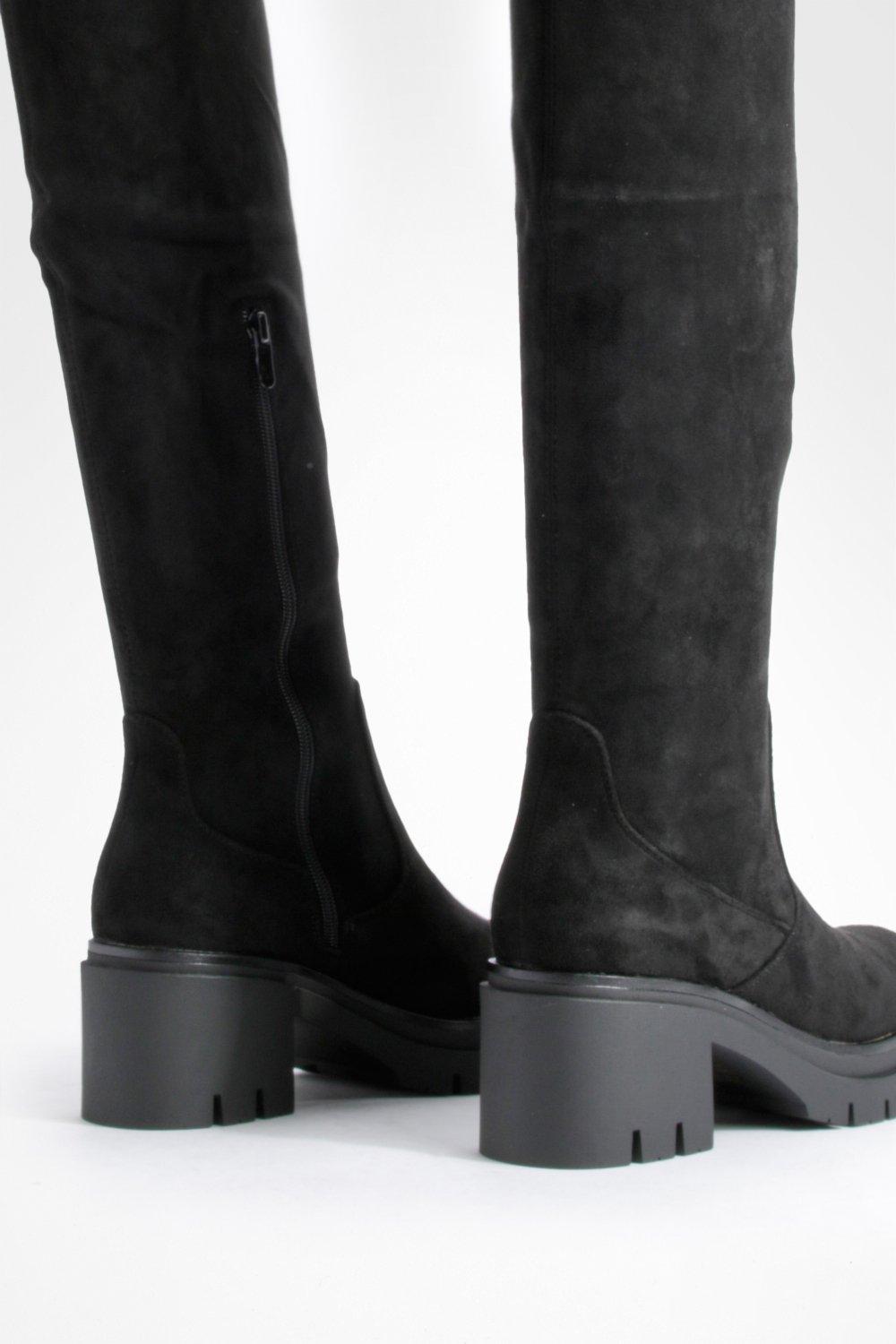 Over the knee hot sale boots boohoo