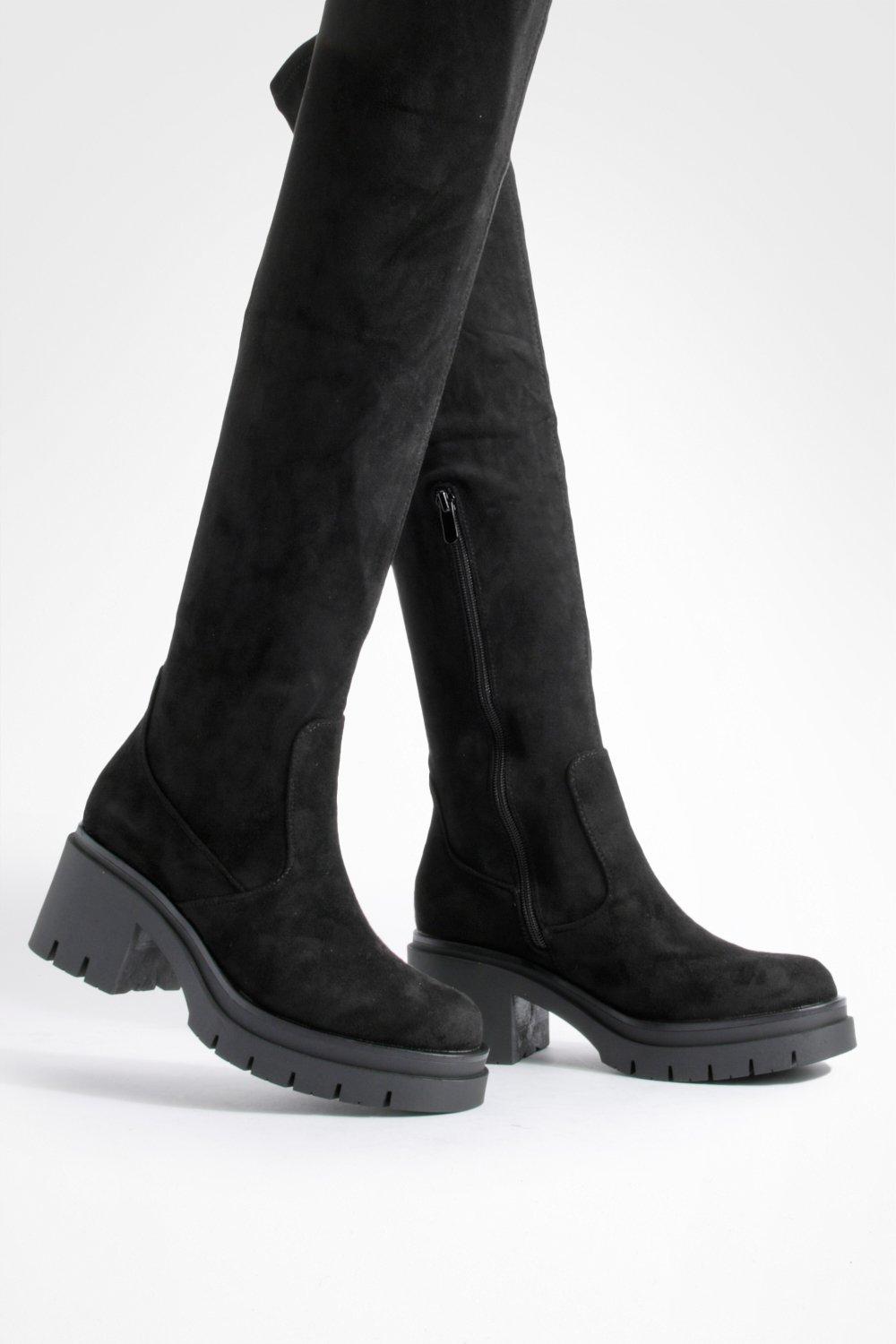 Slim fit over hot sale knee boots