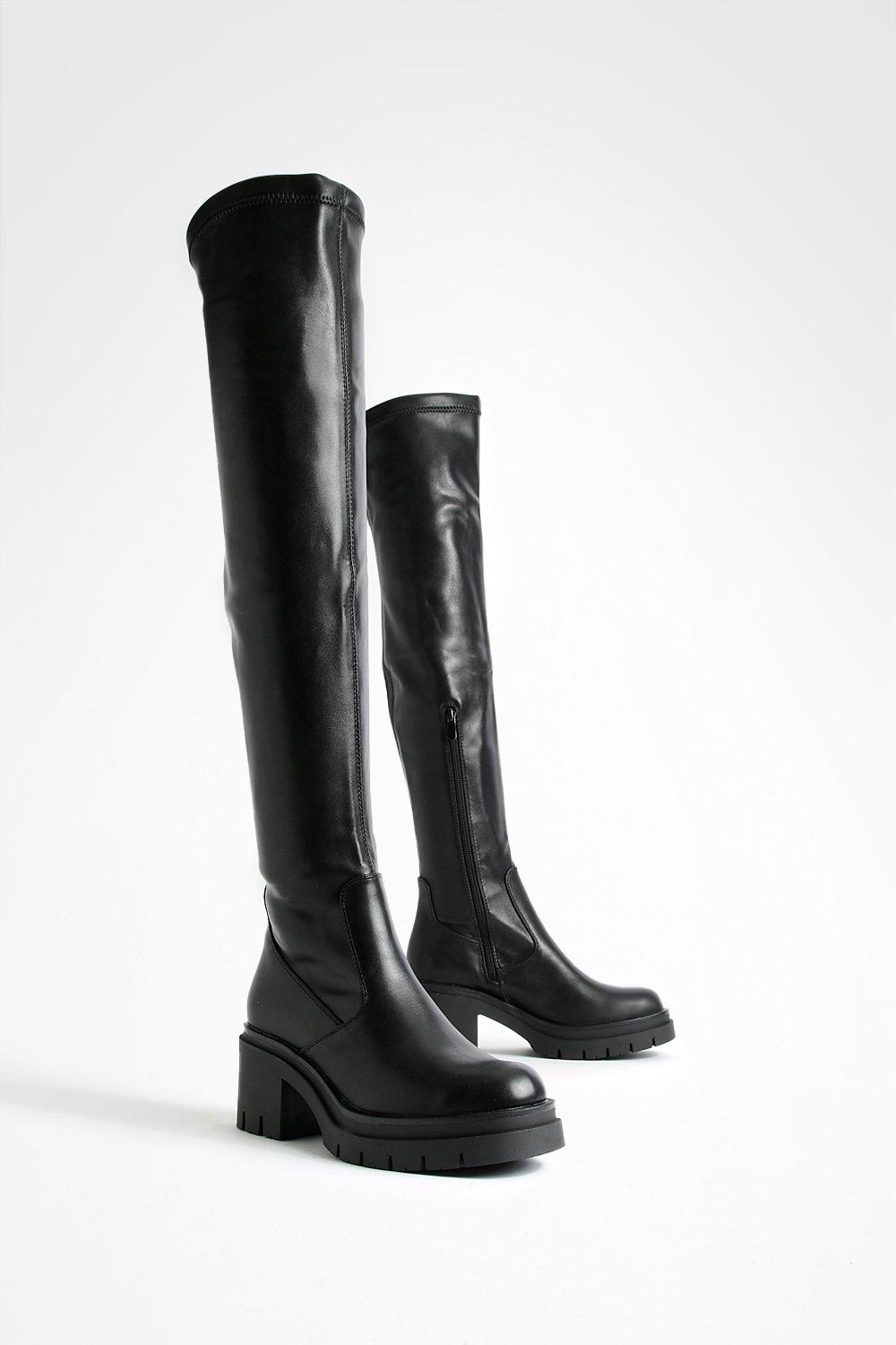 Boohoo over the knee boots hotsell