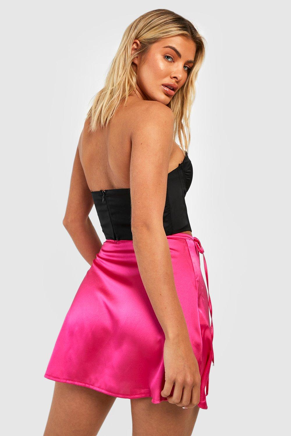 Zara's Satin-Finish Mini Skirt & Spring Style