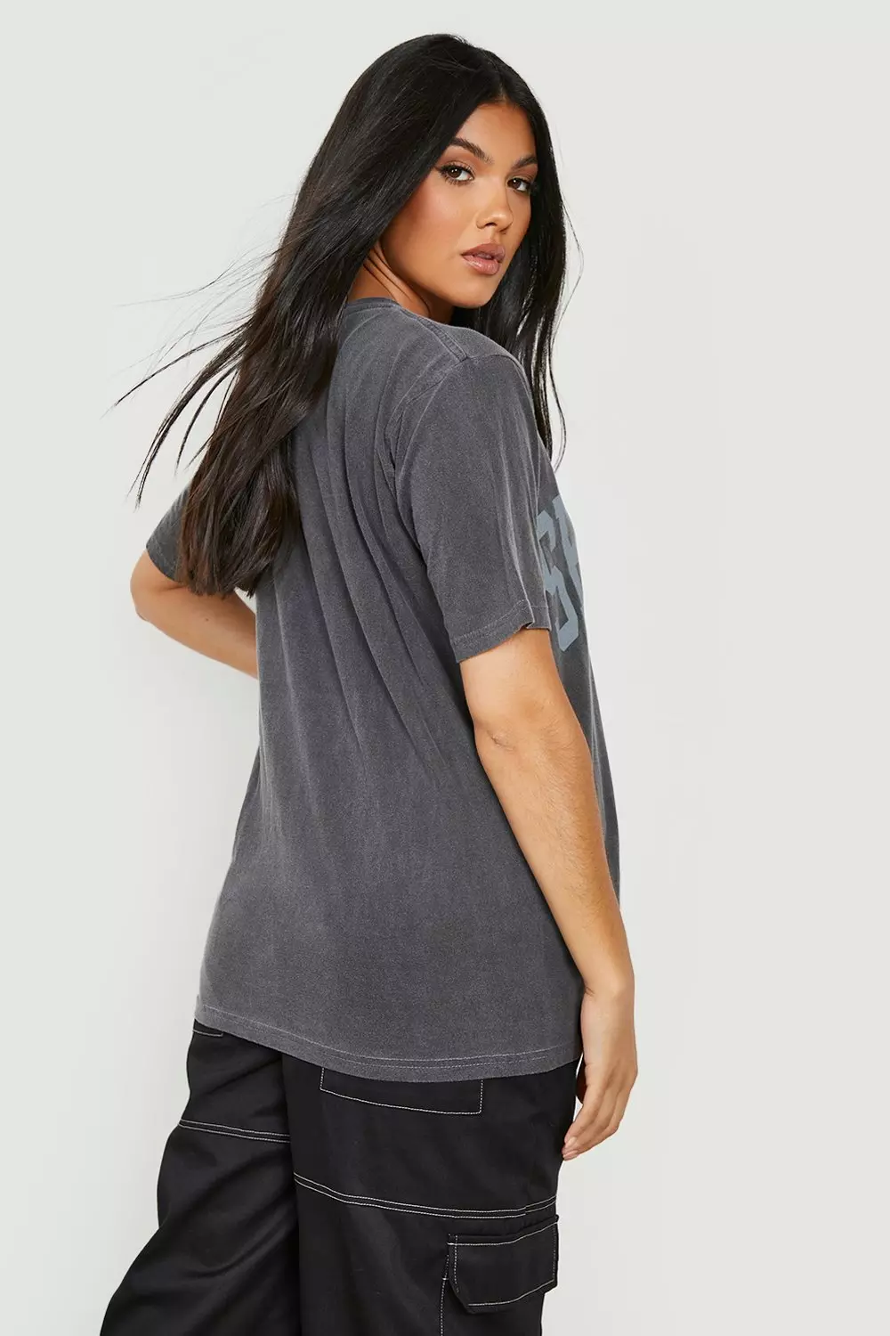 Women's Seattle Oversized Printed T-shirt