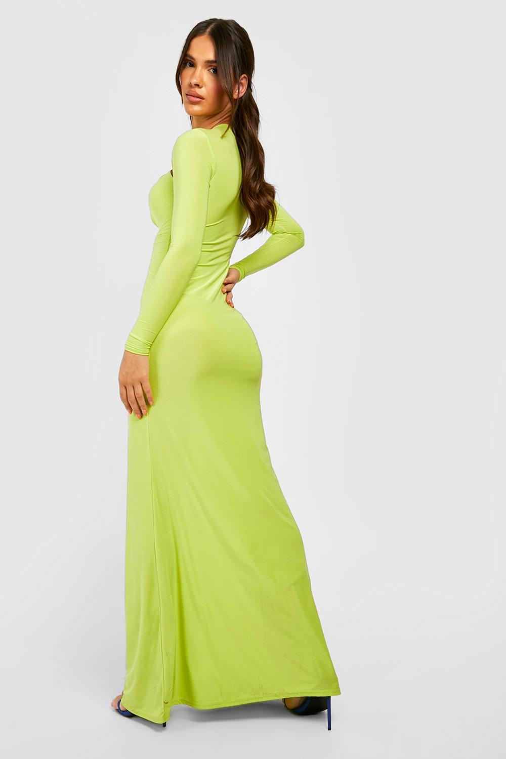 Boohoo full clearance length dresses