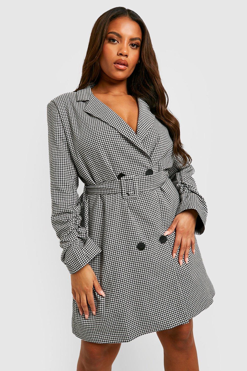 Boohoo hot sale belted blazer