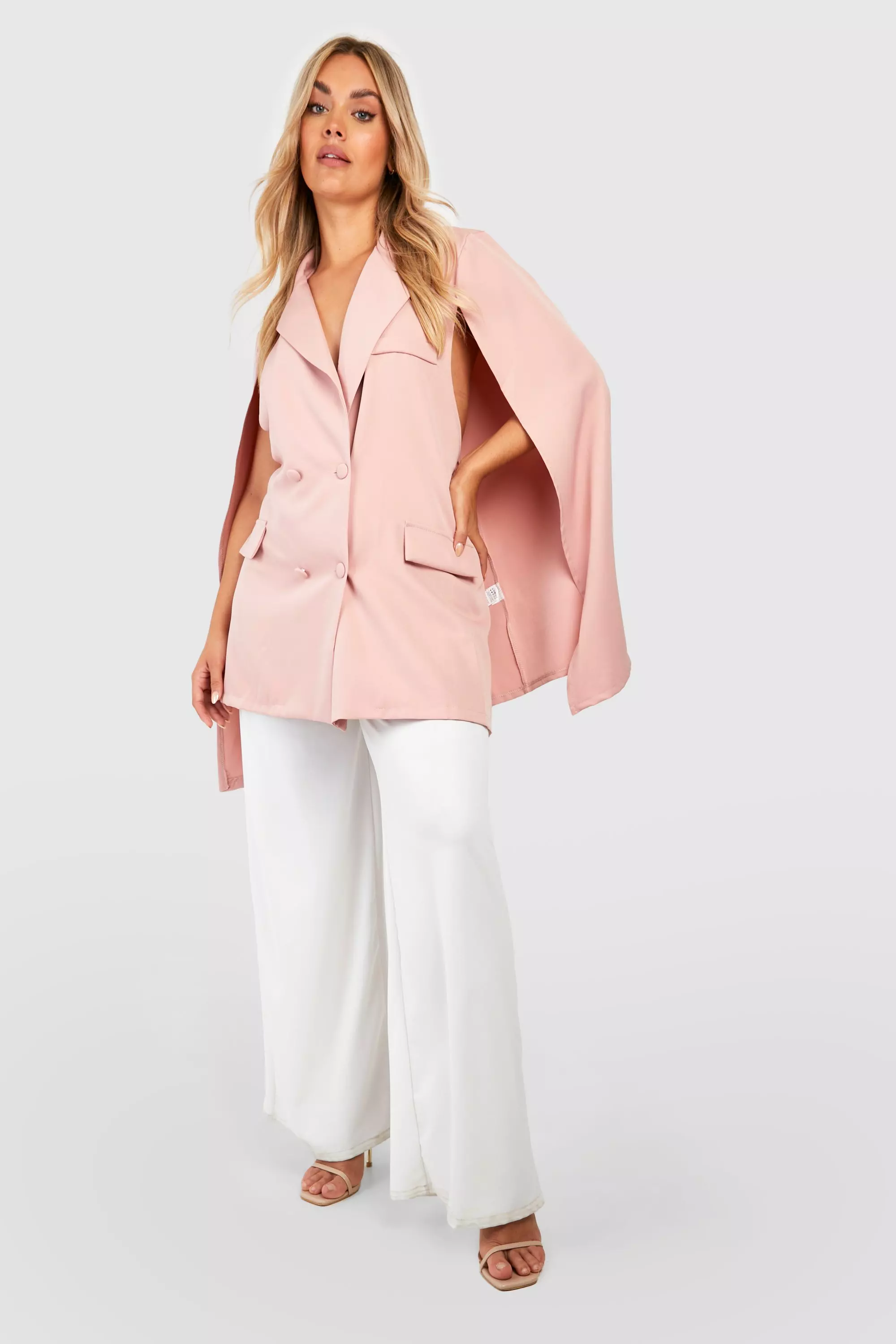 Blush cape clearance blazer