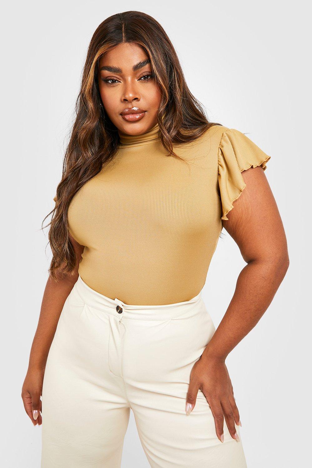 Plus size turtleneck tank on sale top