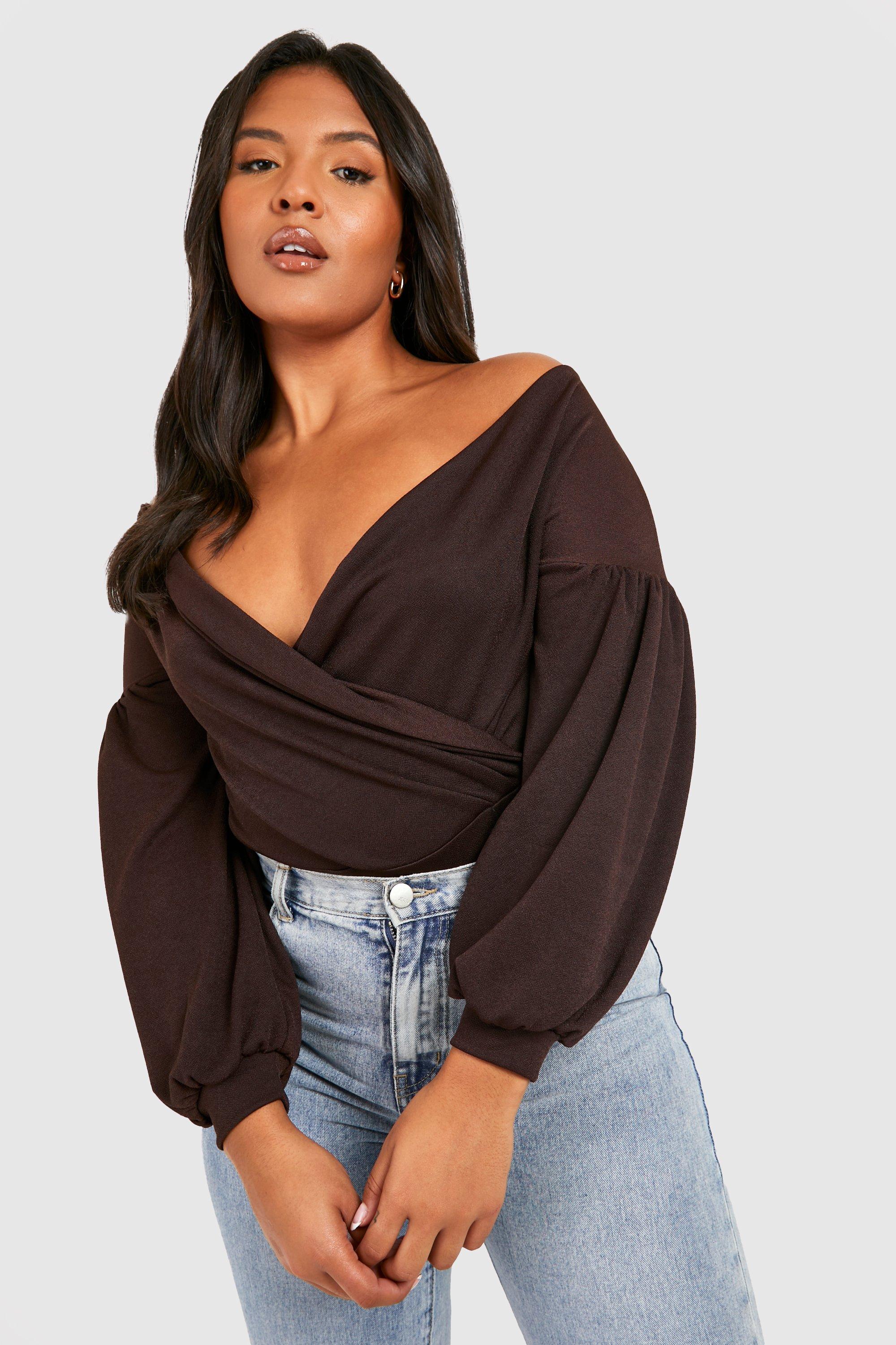 Boohoo puff outlet sleeve