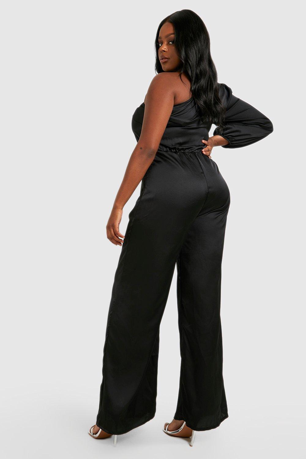 Boohoo plus size on sale jumpsuit