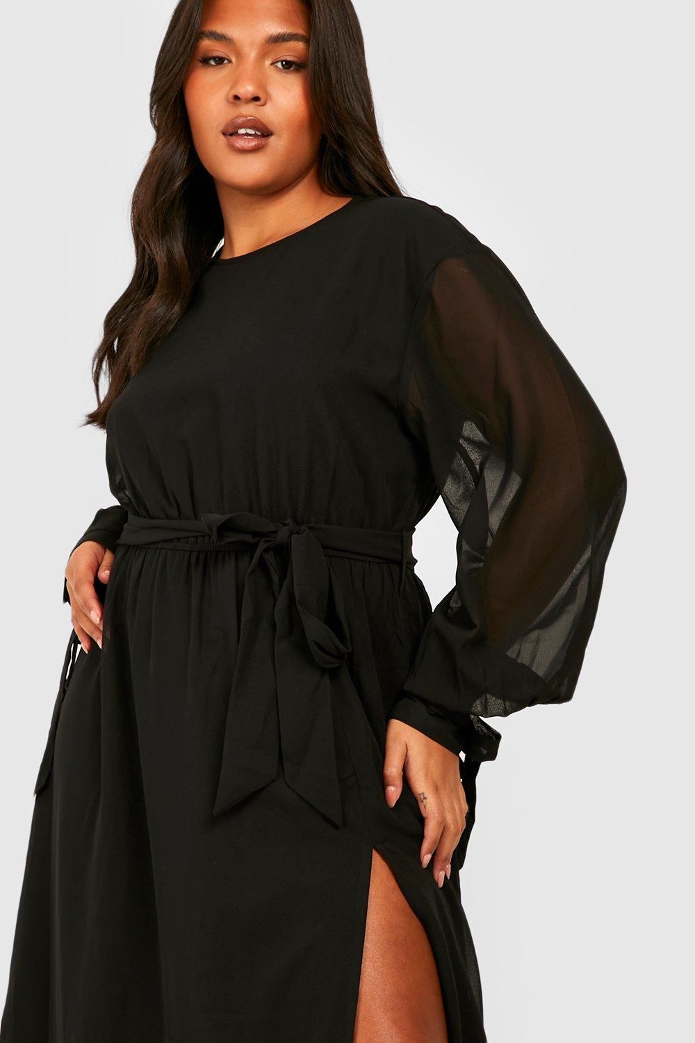 Boohoo plus clearance size dresses usa