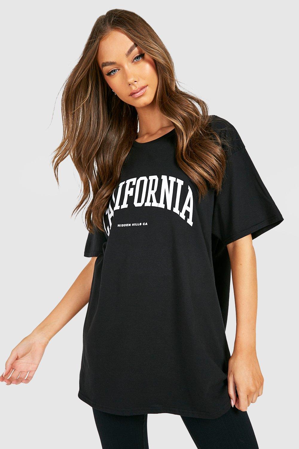 Oversized Printed California T-Shirt