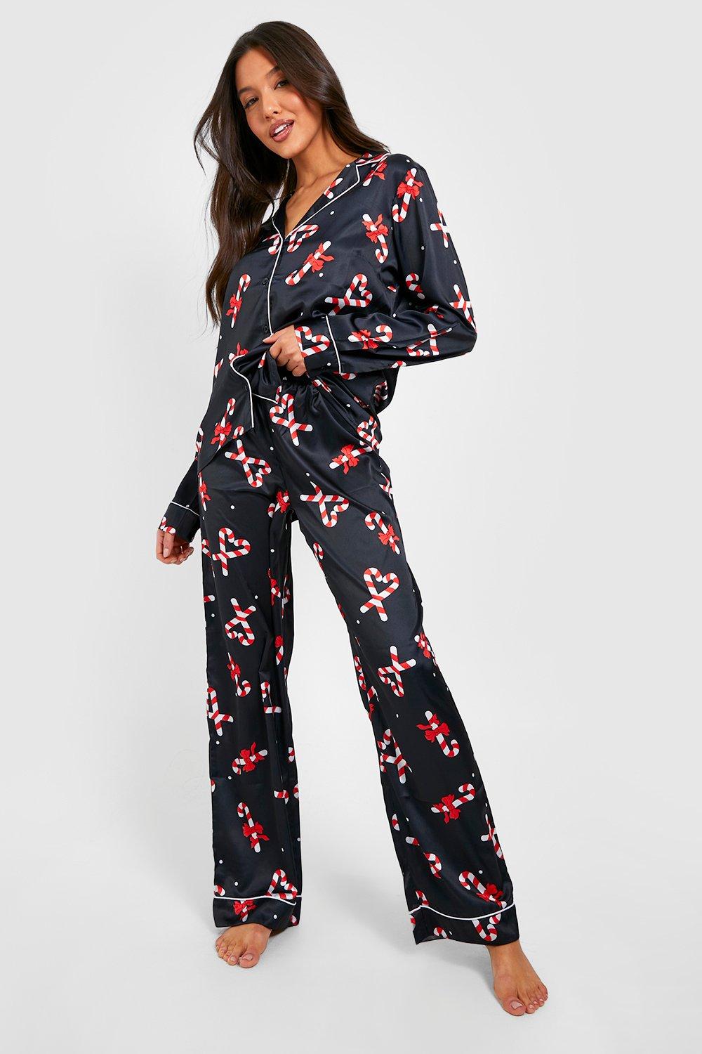 Ladies pyjamas boohoo sale