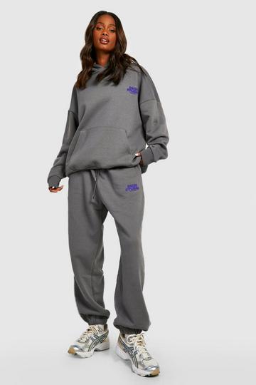 Dsgn Studio Bubble Print Hooded Tracksuit charcoal