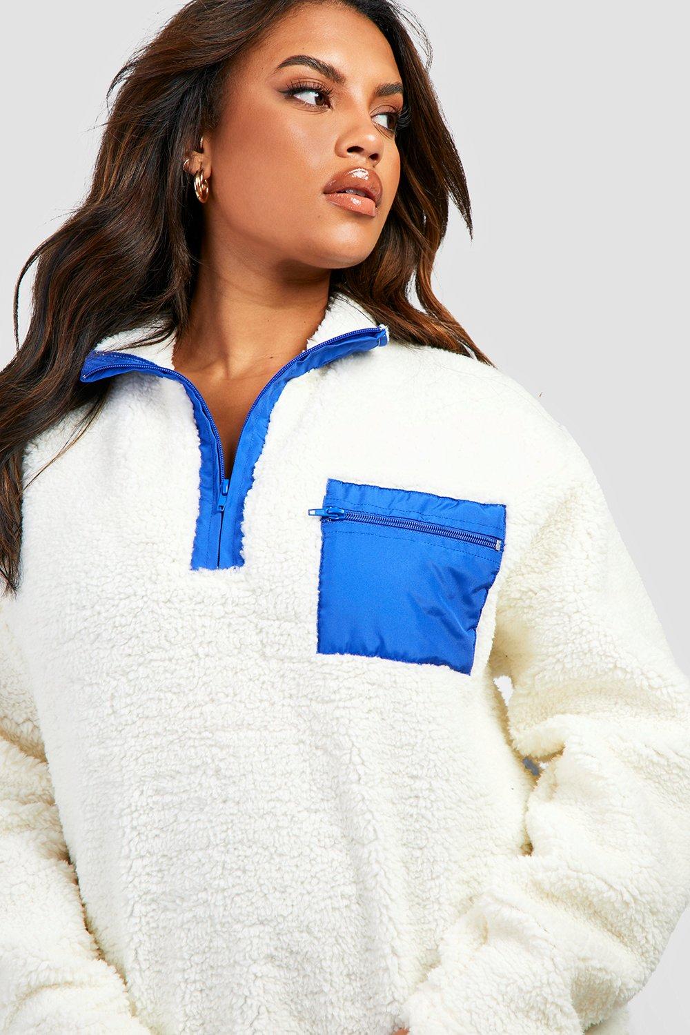 Nylon half shop zip pullover