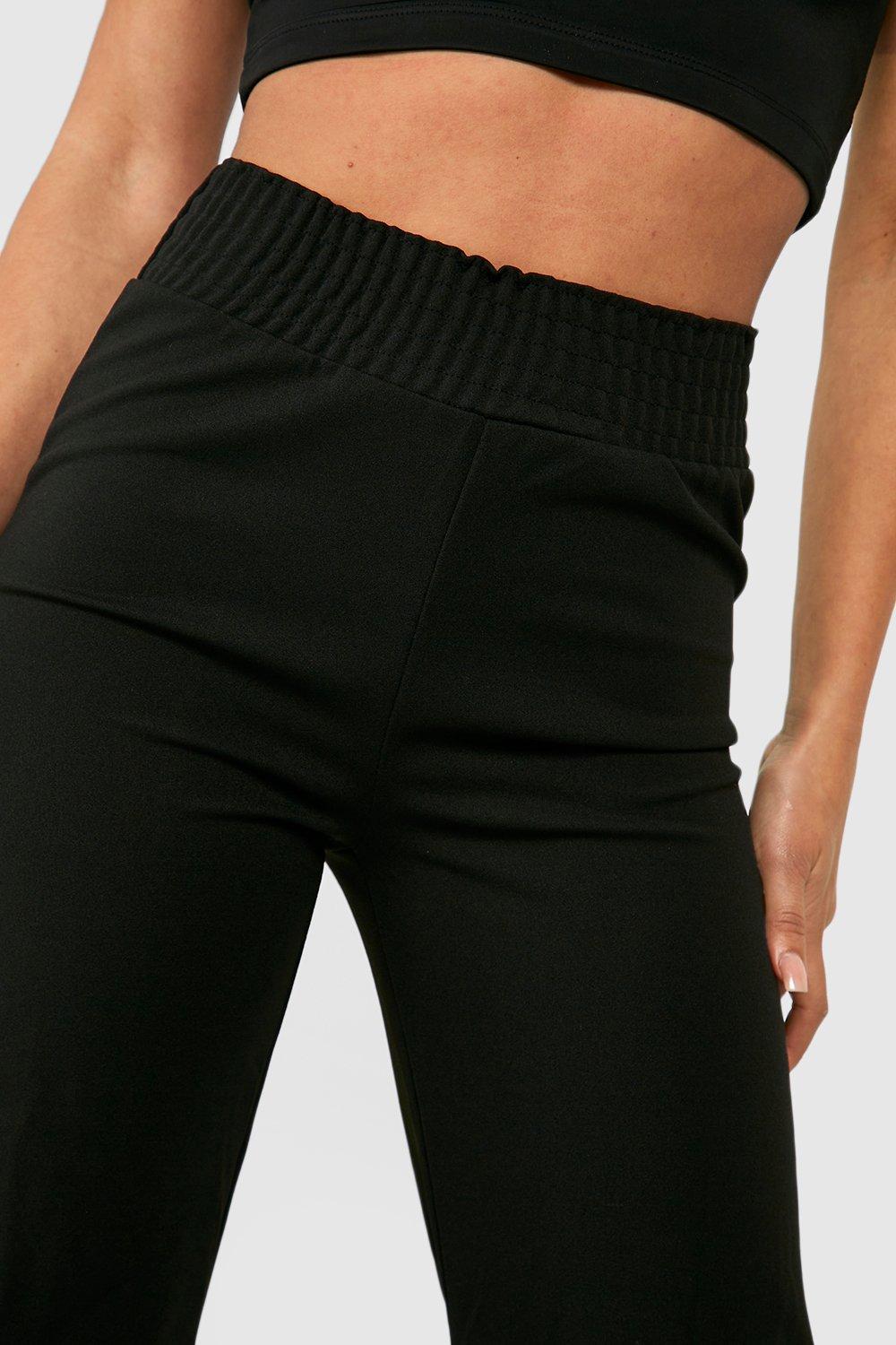 Pantalon à taille élastique - Noir - FEMME