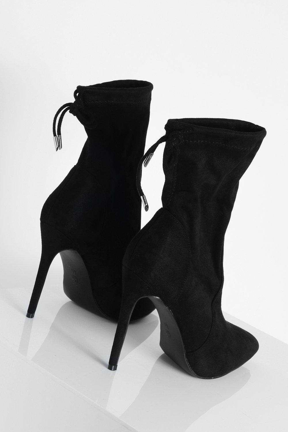 Bottines a talon et lacets best sale