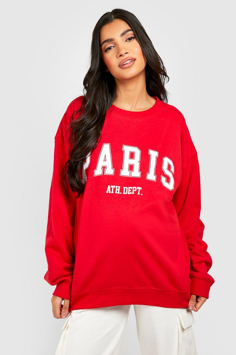 Red Plus - Paris Ath Dept Sweatshirt med tryck image number 1