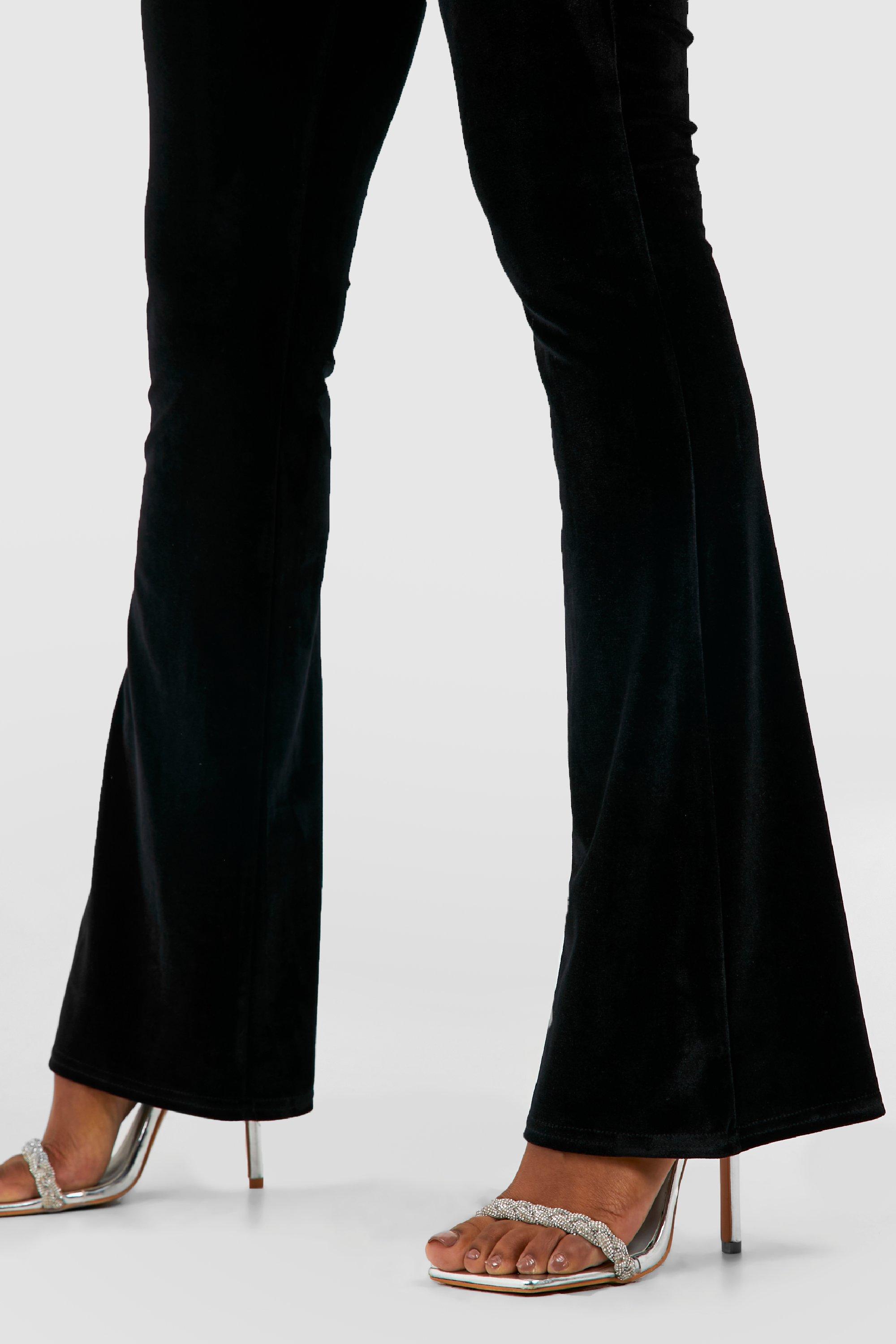 Tall velvet hot sale pants