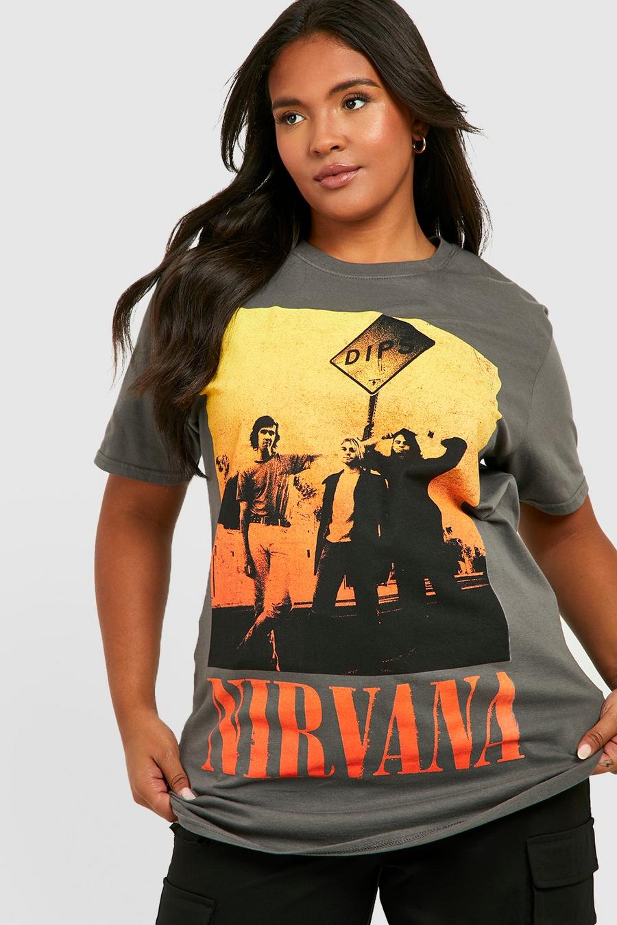 Charcoal Plus Nirvana Sunset Band T-shirt image number 1