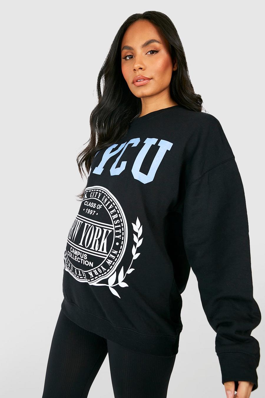 Black NYCU Mammakläder Oversized sweatshirt image number 1