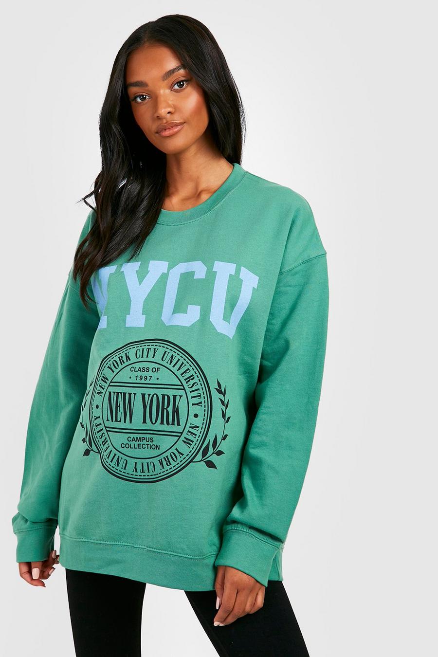 Forest green Mammakläder - NYCU Oversize sweatshirt