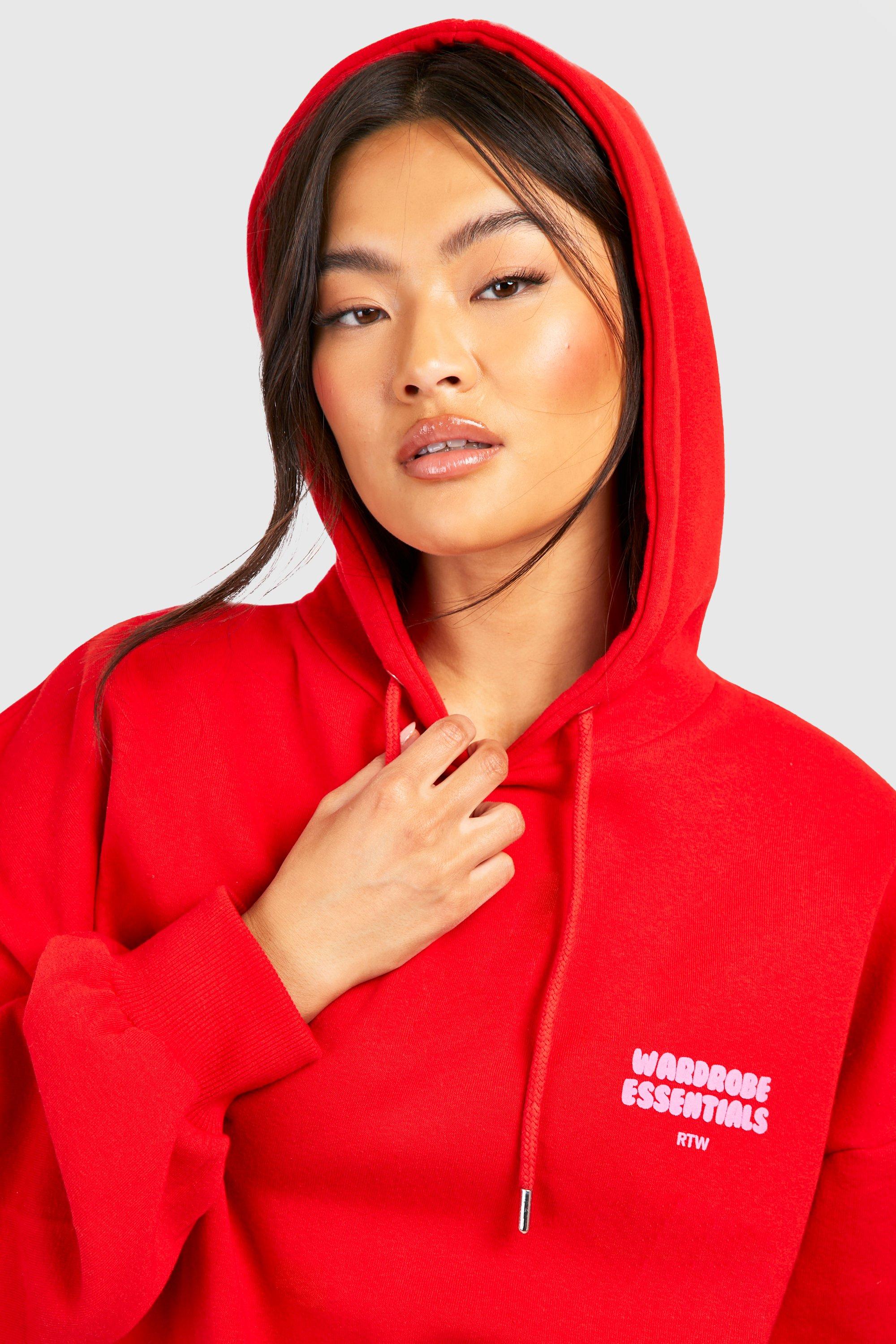 Wardrobe Essentials Slogan Oversized Hoodie