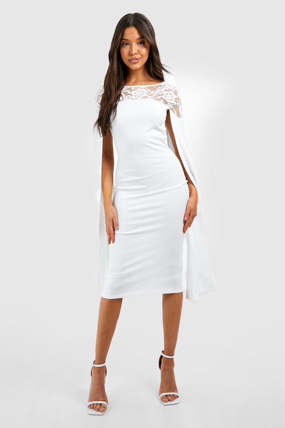 Ivory lace outlet shift dress