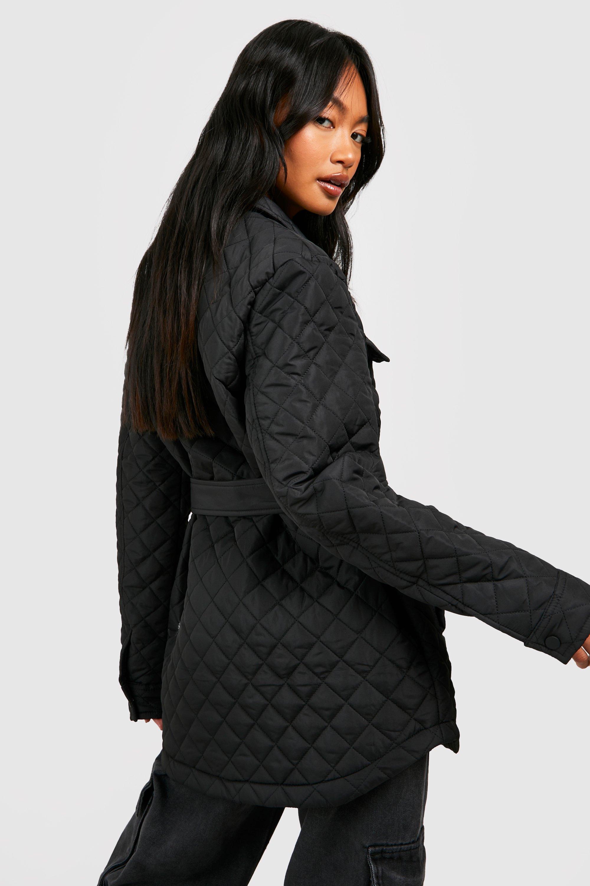 Manteau matelassé 2025 femme noir