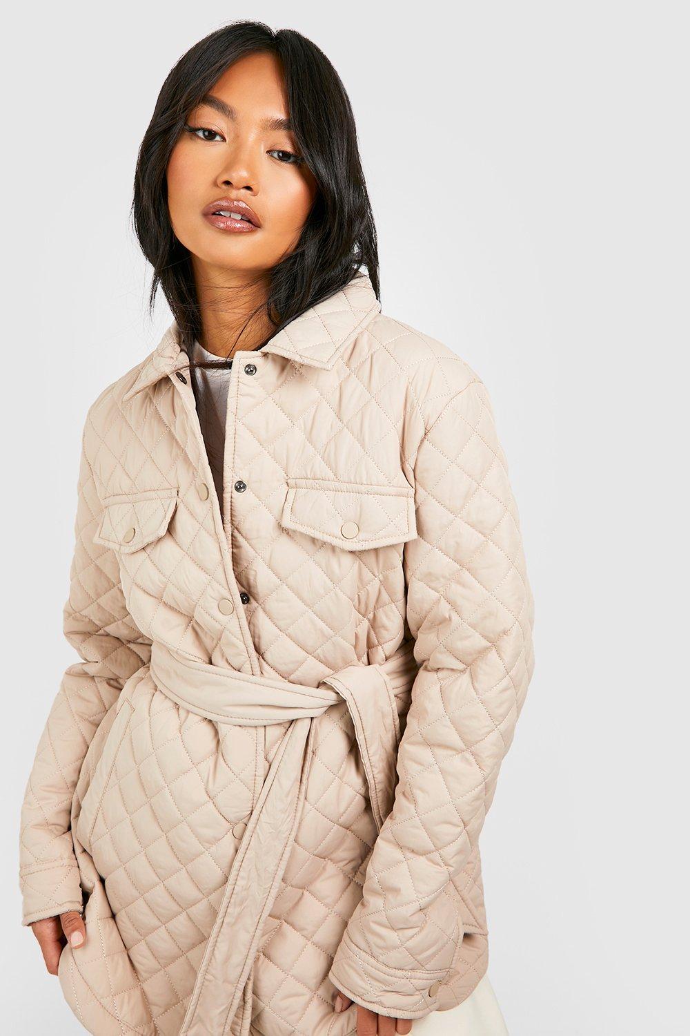 Boohoo quilted jacket sale