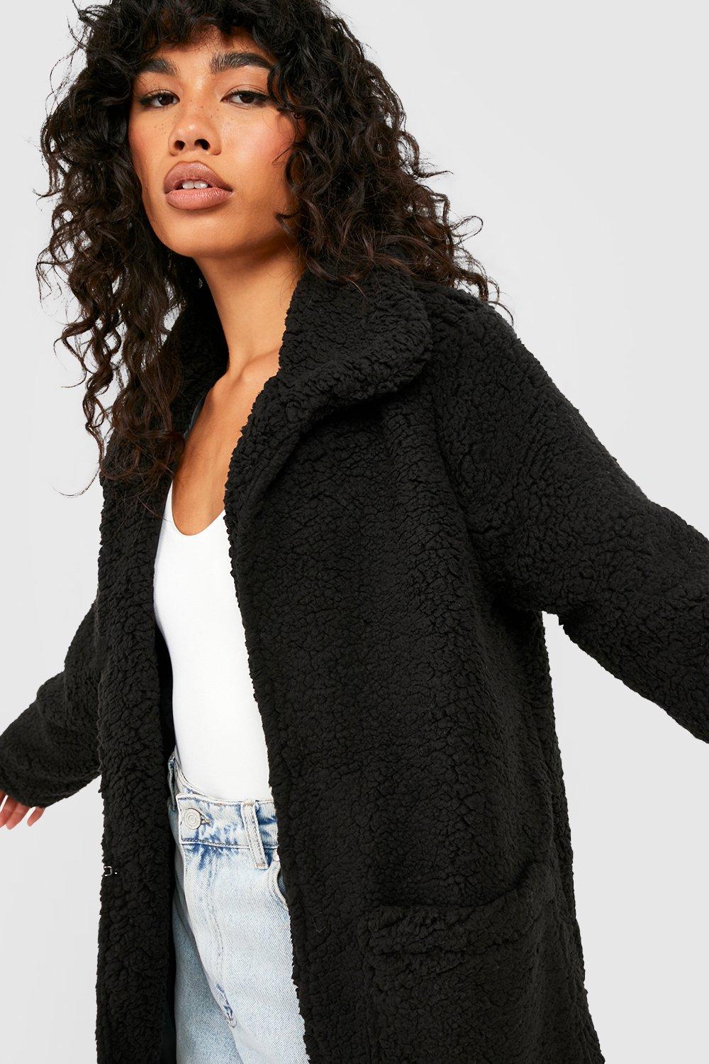 Oversized Teddy Faux Fur Coat