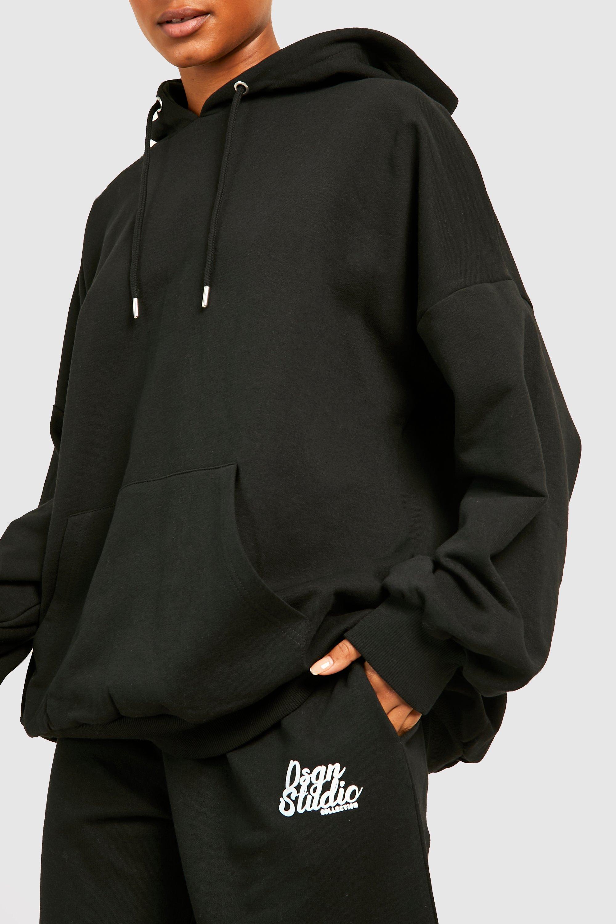 Tall Oversize Hoodie mit breitem Saum