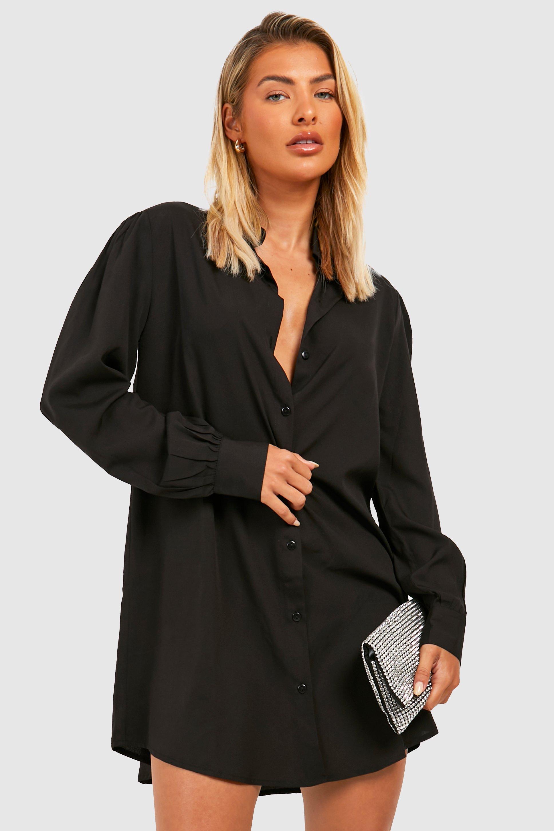 Button through sales shirt dress