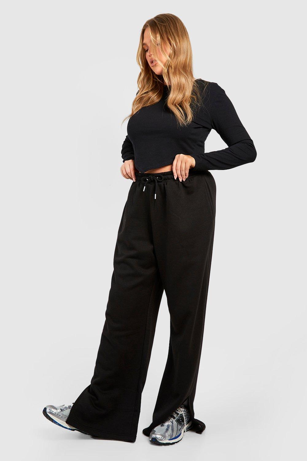 Womens Strong Elastic Womens Petite Cargo Trousers With Wide Legs Soft Joggers For Sports And Sweatpants Drawstring Straight Fit Y211115 From Mengyang02, $23.21