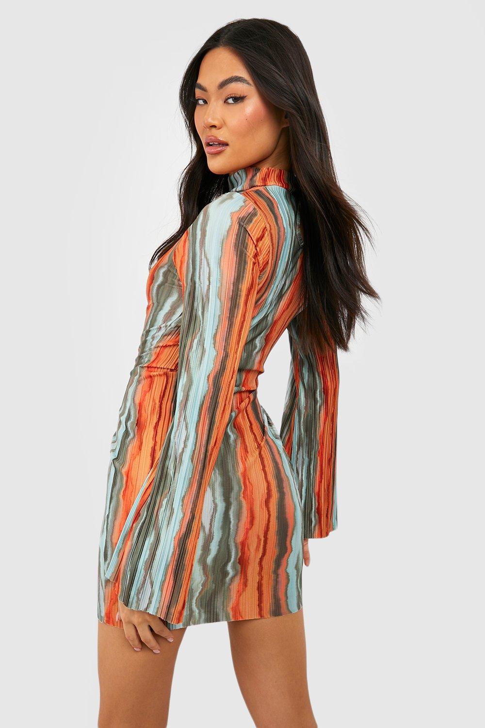 Rust shift clearance dress