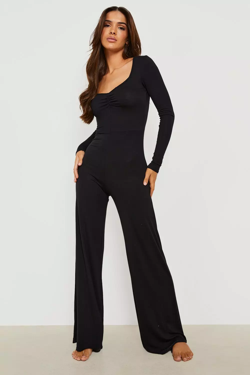 Wide leg best sale lounge jumpsuit