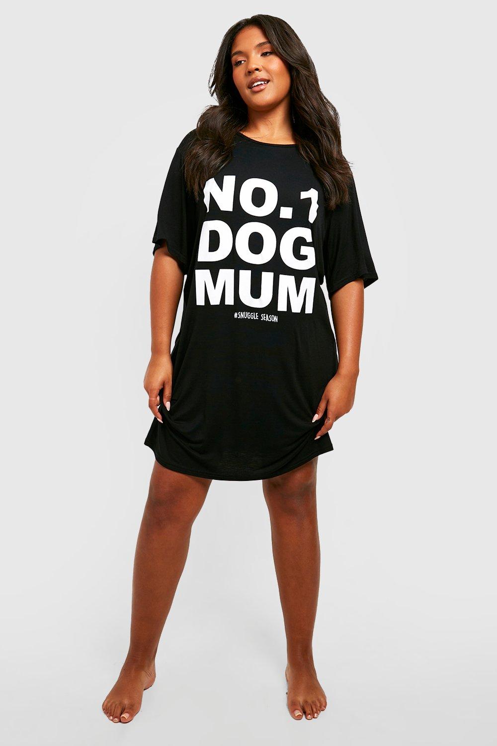 Women's Oversized Slogan Sleep T-shirt