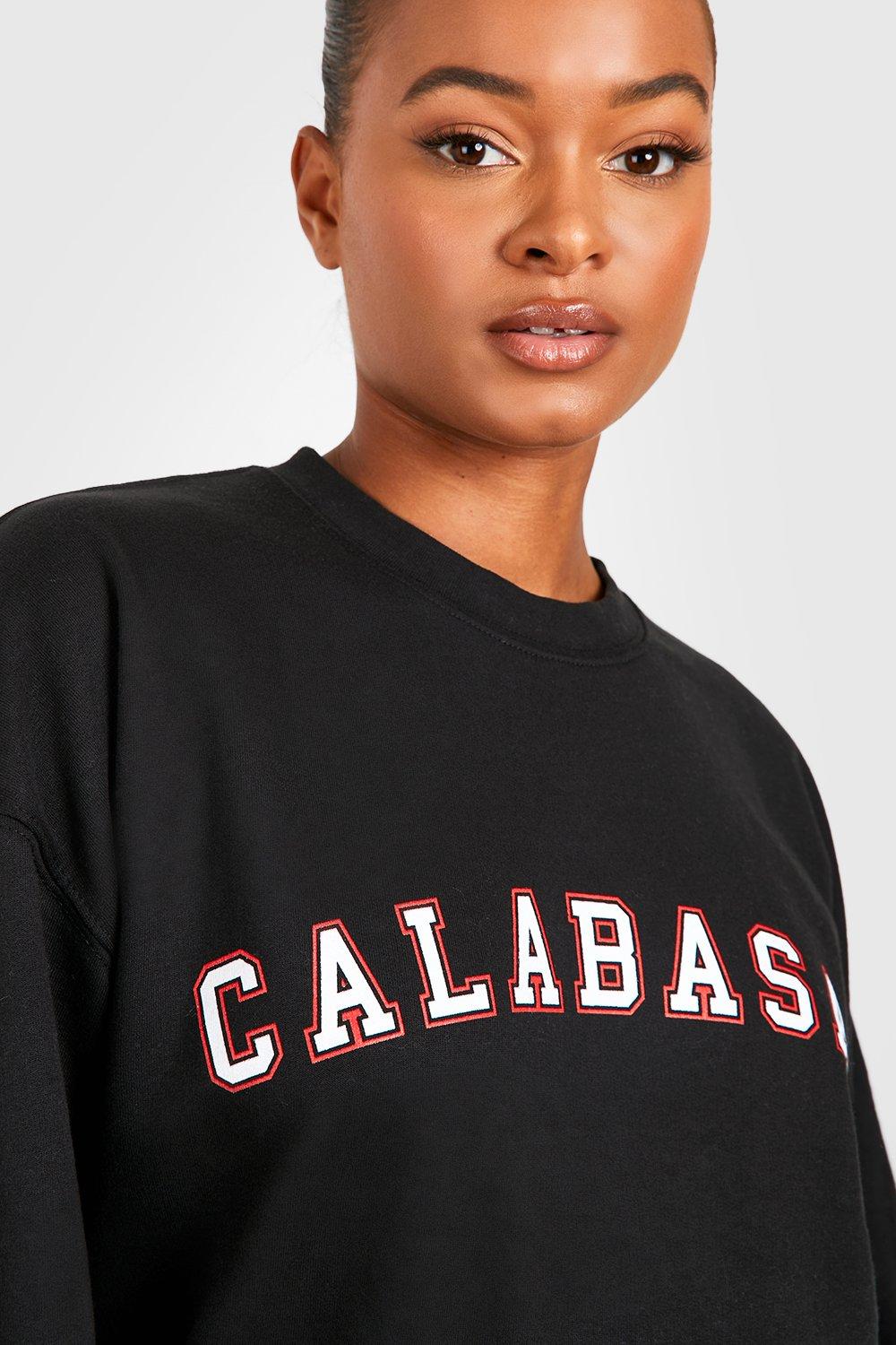 Tall Calabasas Print Sweatshirt boohoo IE