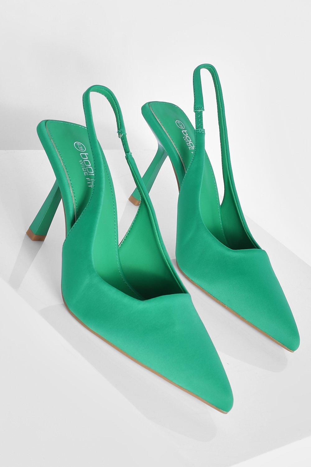 Green shoes cheap wide fit