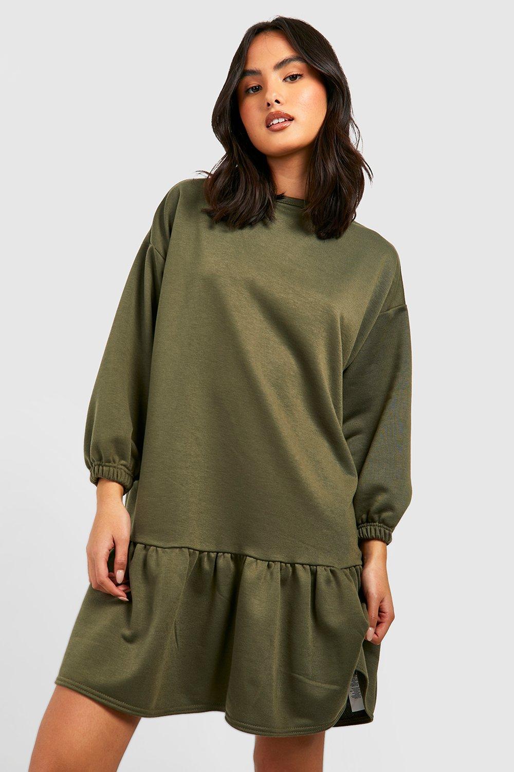 Peplum sweatshirt online dress