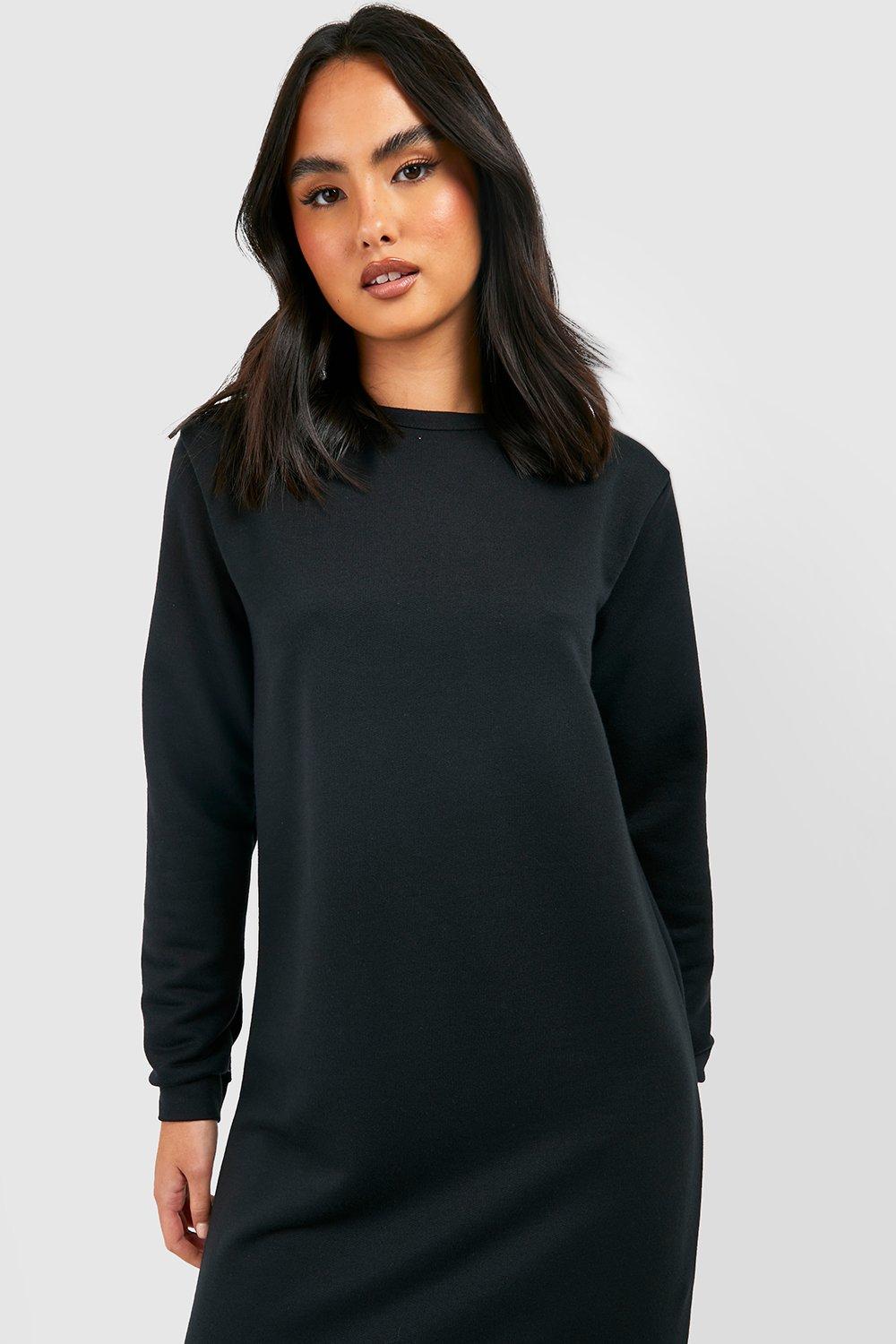 Hoodie dress boohoo sale