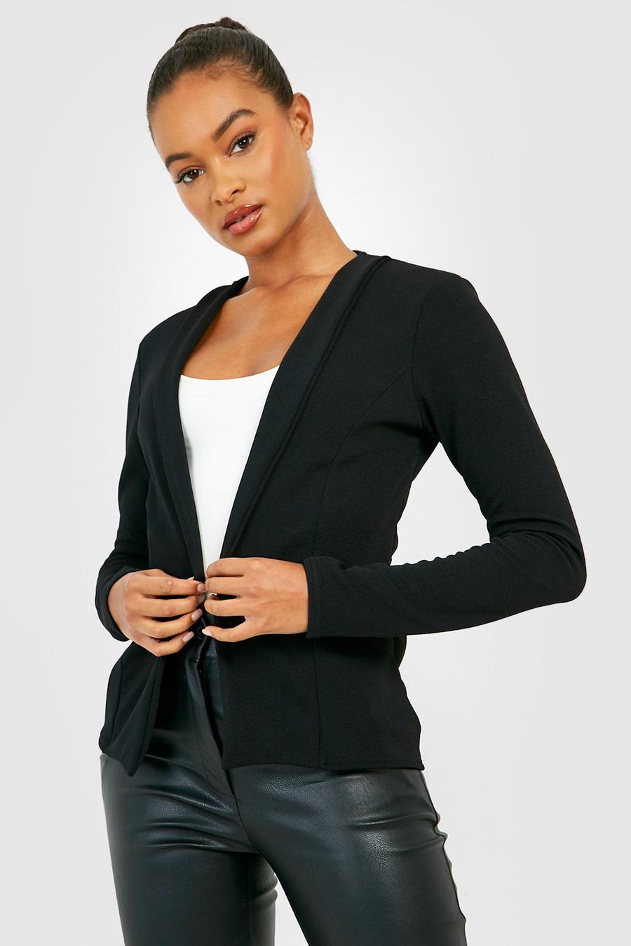 Black Basic Tall Tailored Blazer image number 1