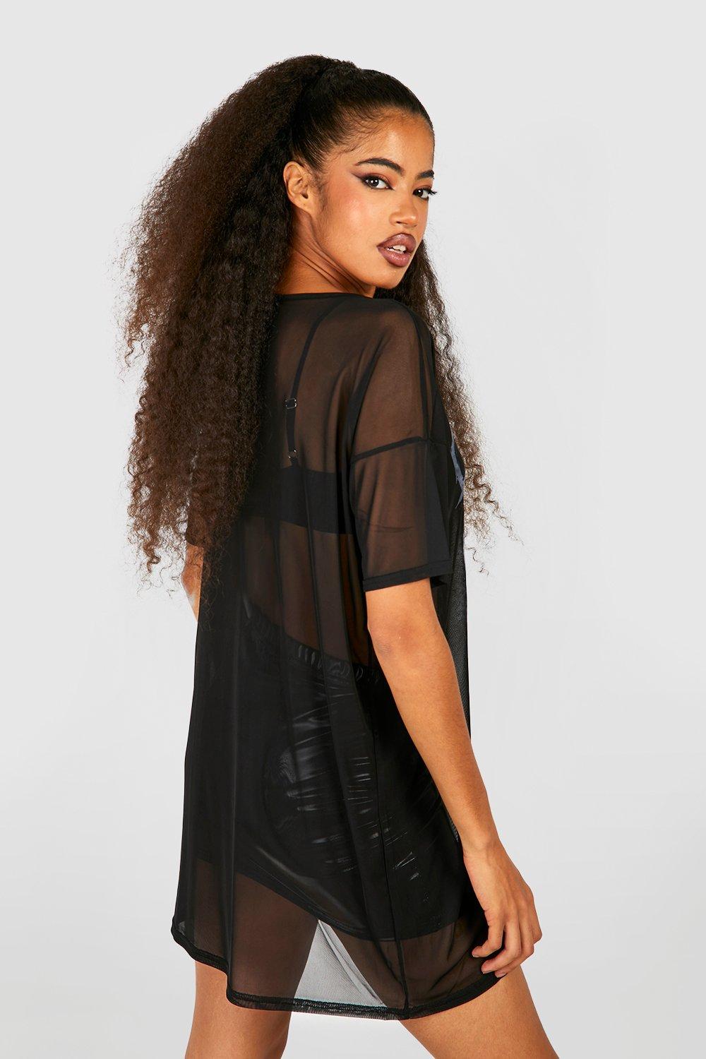 Oversized t shirt dress 2024 boohoo