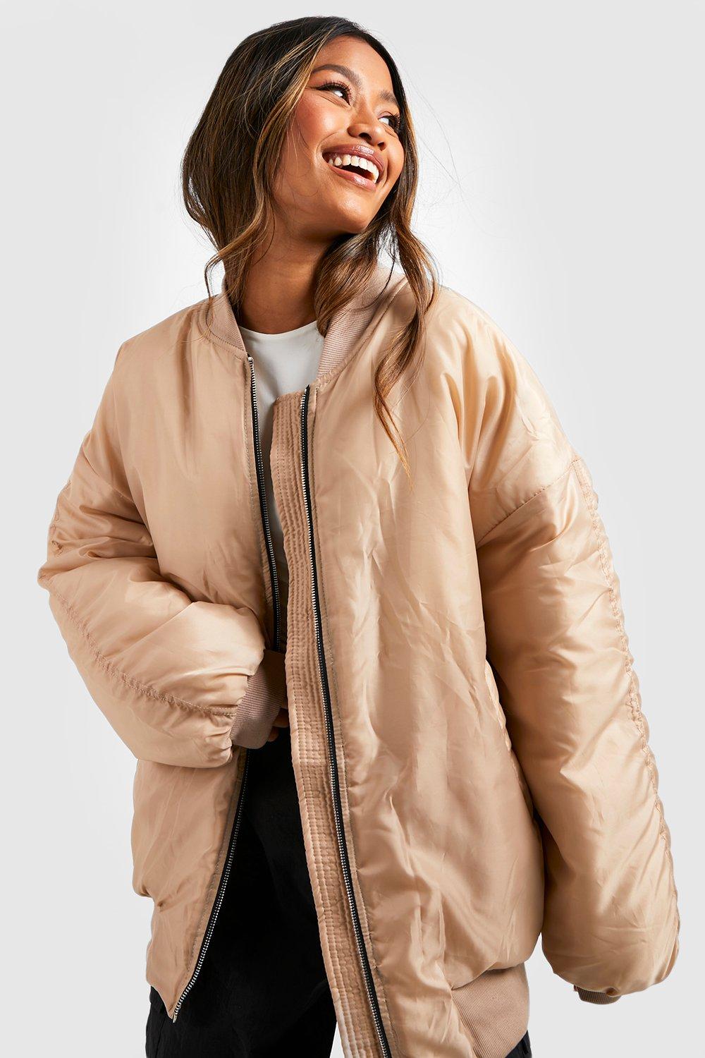 Bomber lungo outlet donna