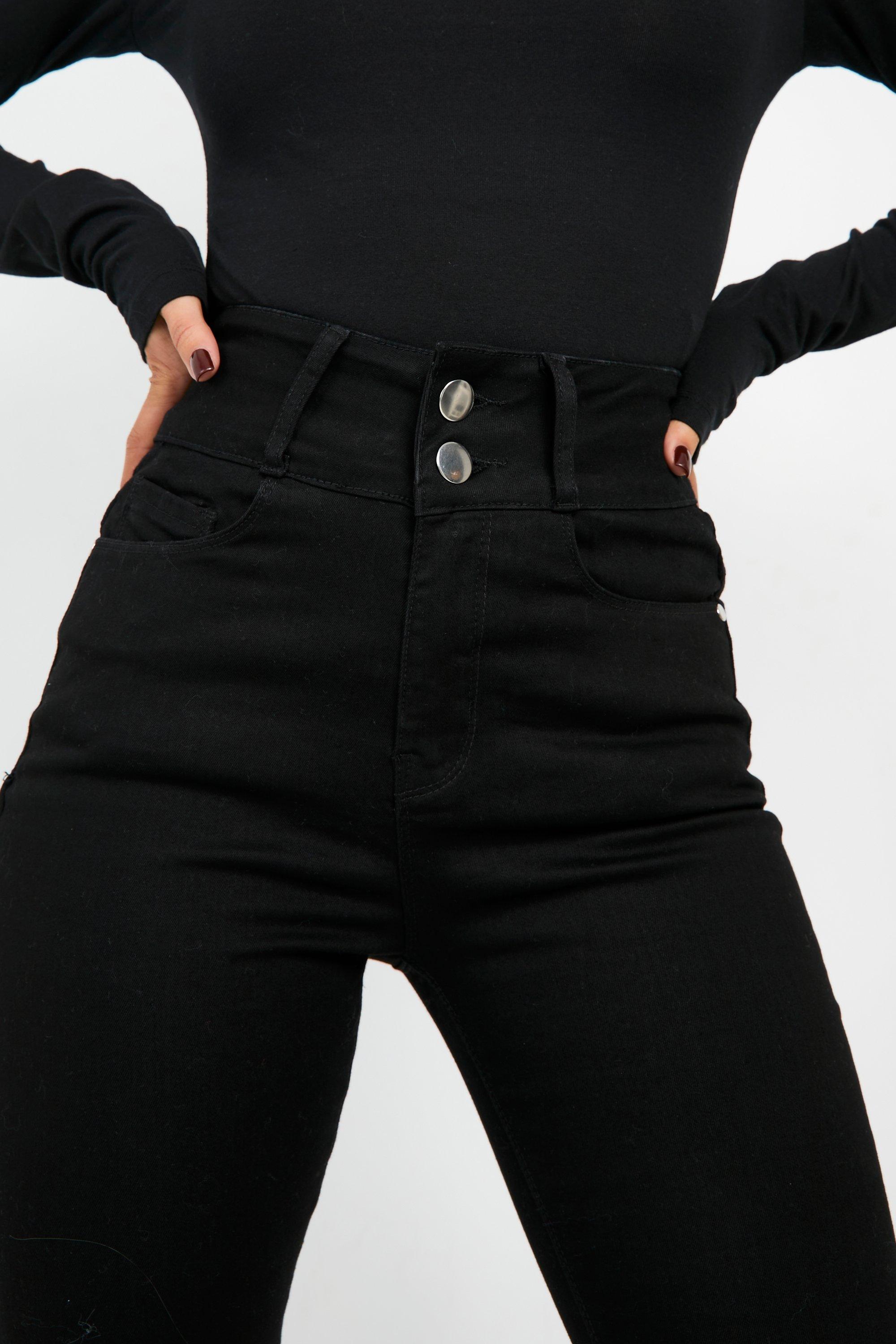 Black high waisted super hotsell skinny jeans