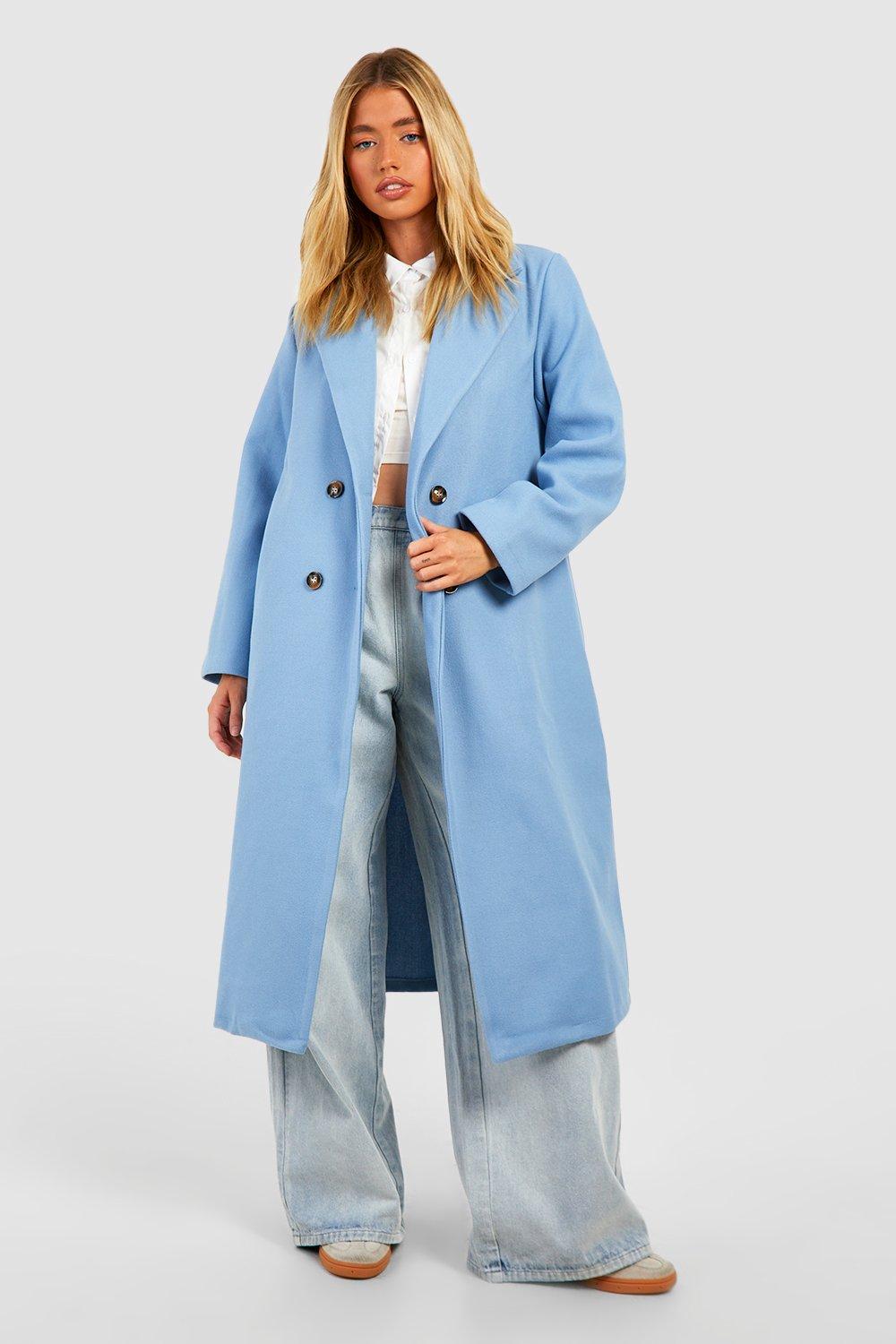 Single breasted outlet longline coat