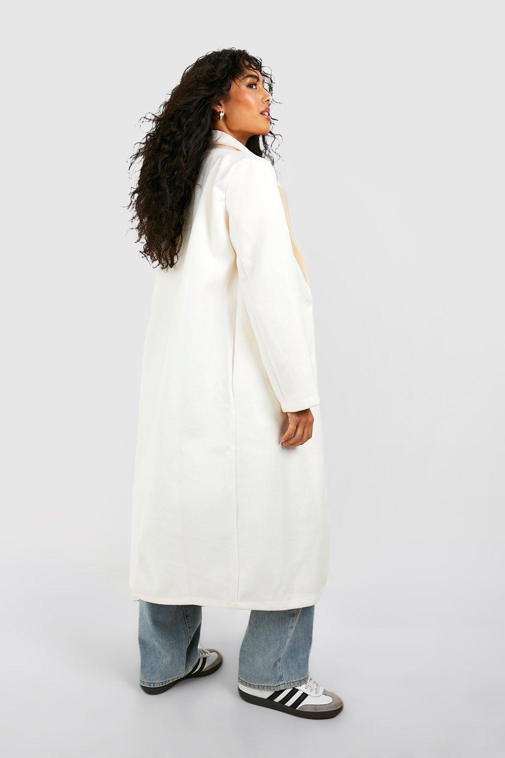 Boohoo hotsell white coat