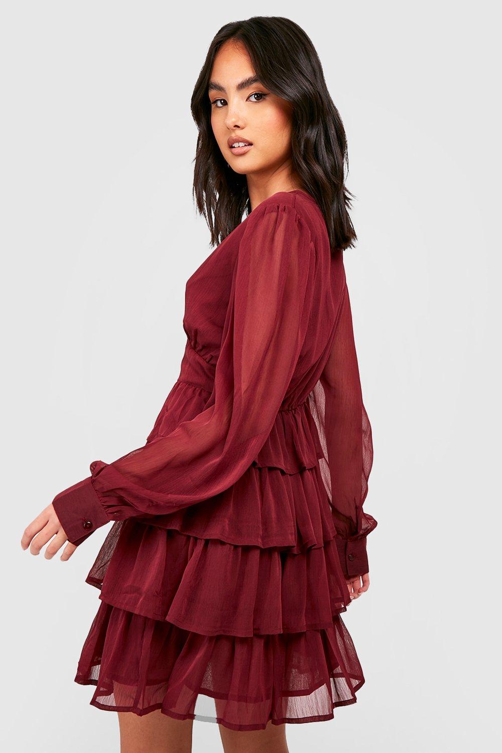 Tiered skater sale dress