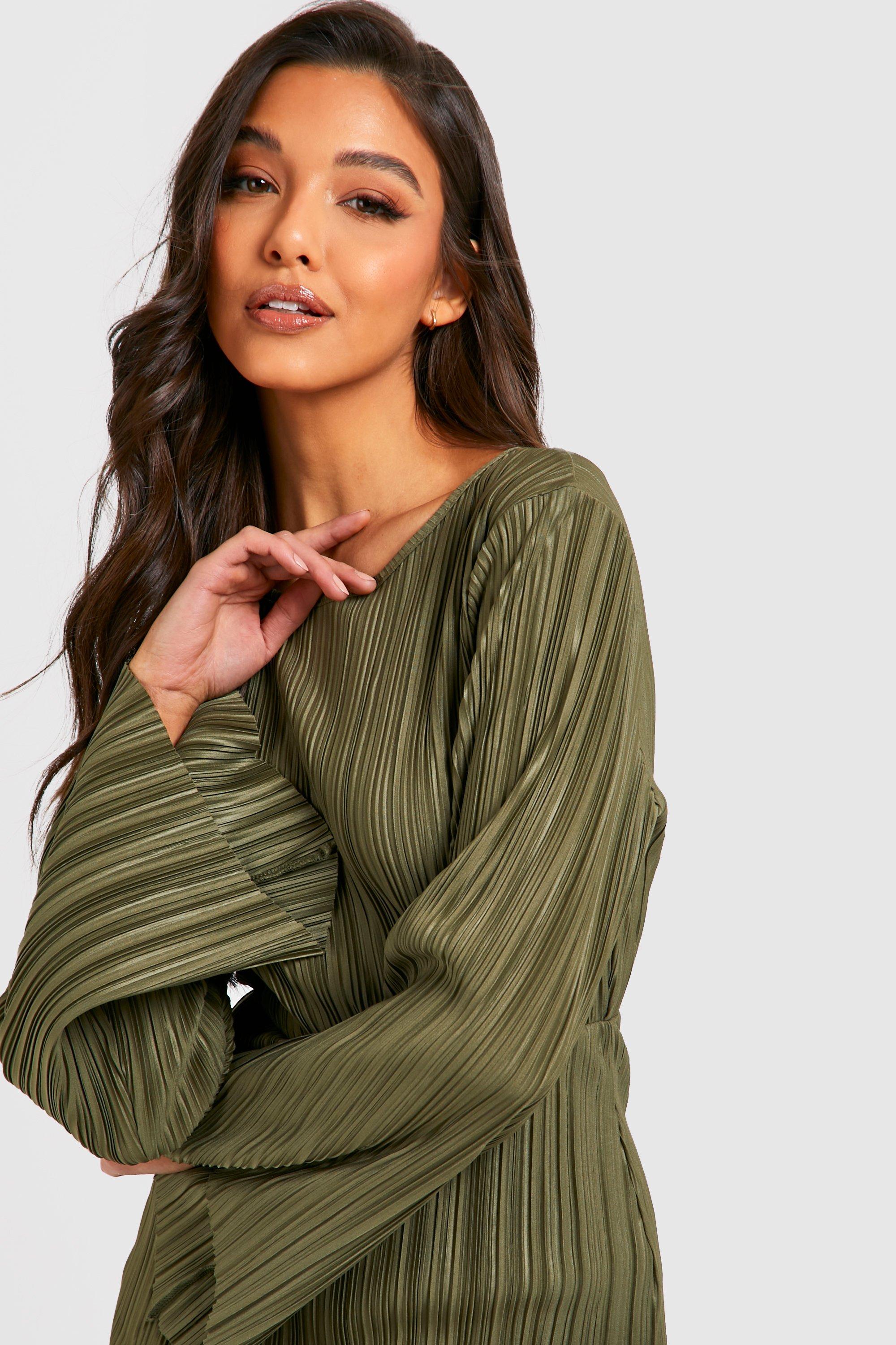 Boohoo kimono hot sale sleeve dress