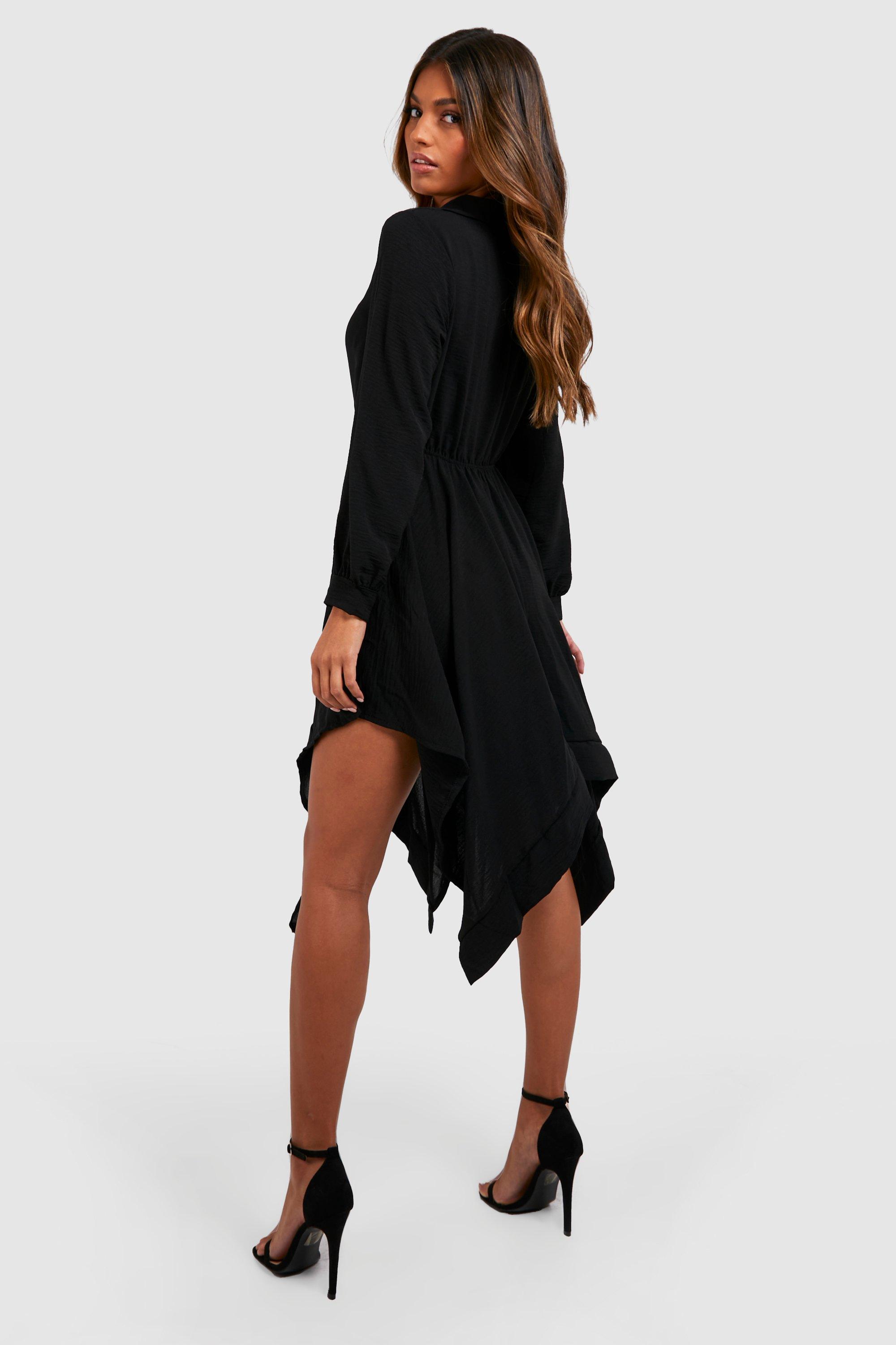 Hanky Hem Skater Dress boohoo FI